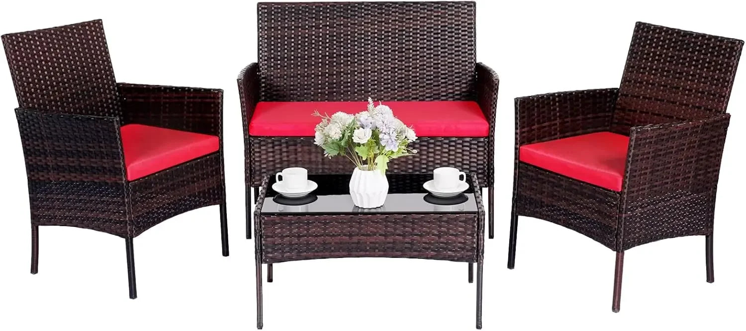 4-Piece Outdoor Patio Furniture Set