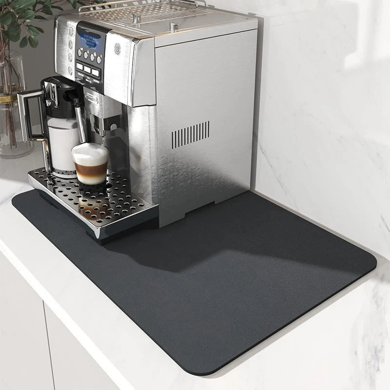 Large Super Absorbent Kitchen Mat – Quick Dry Dish & Faucet Draining Pad