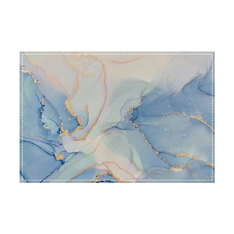 Marble Pattern Linen Placemats
