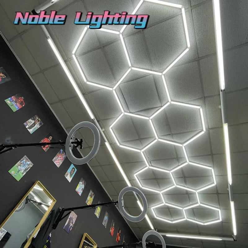 Hexagon LED Garage Light