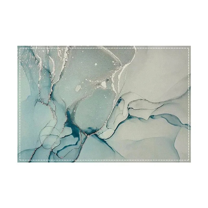 Marble Pattern Linen Placemats