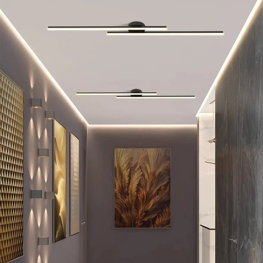 Long Aluminium LED Ceiling Light