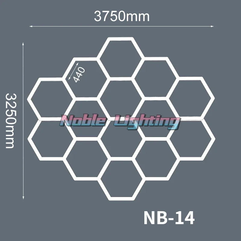 Hexagon LED Garage Light