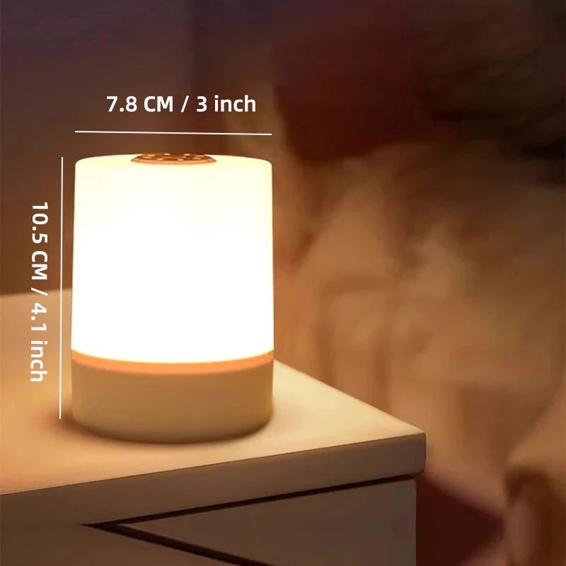 Touch Night Lamp – 3-Mode Dimmable USB Charging Bedside Lamp