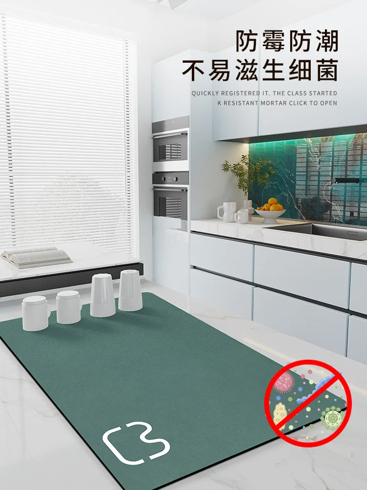 Kitchen Dish Drying Mat