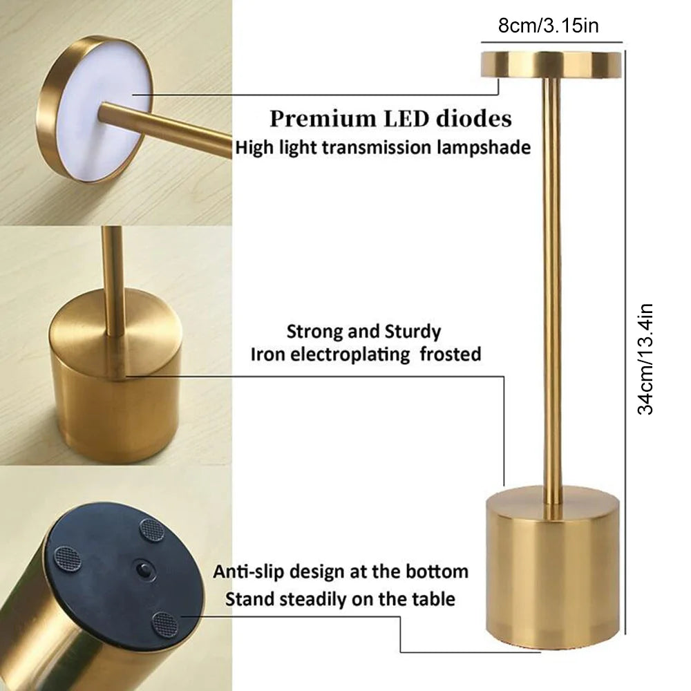 Classic USB Rechargeable Table Lamp