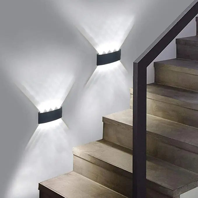 LED Wall Sconce – Modern Indoor & Outdoor Up/Down Wall Mount Light for Living Room
