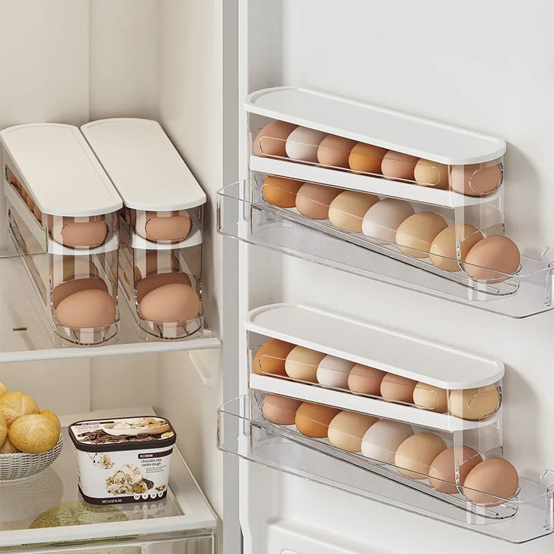 Bilayer Rolling Egg Rack