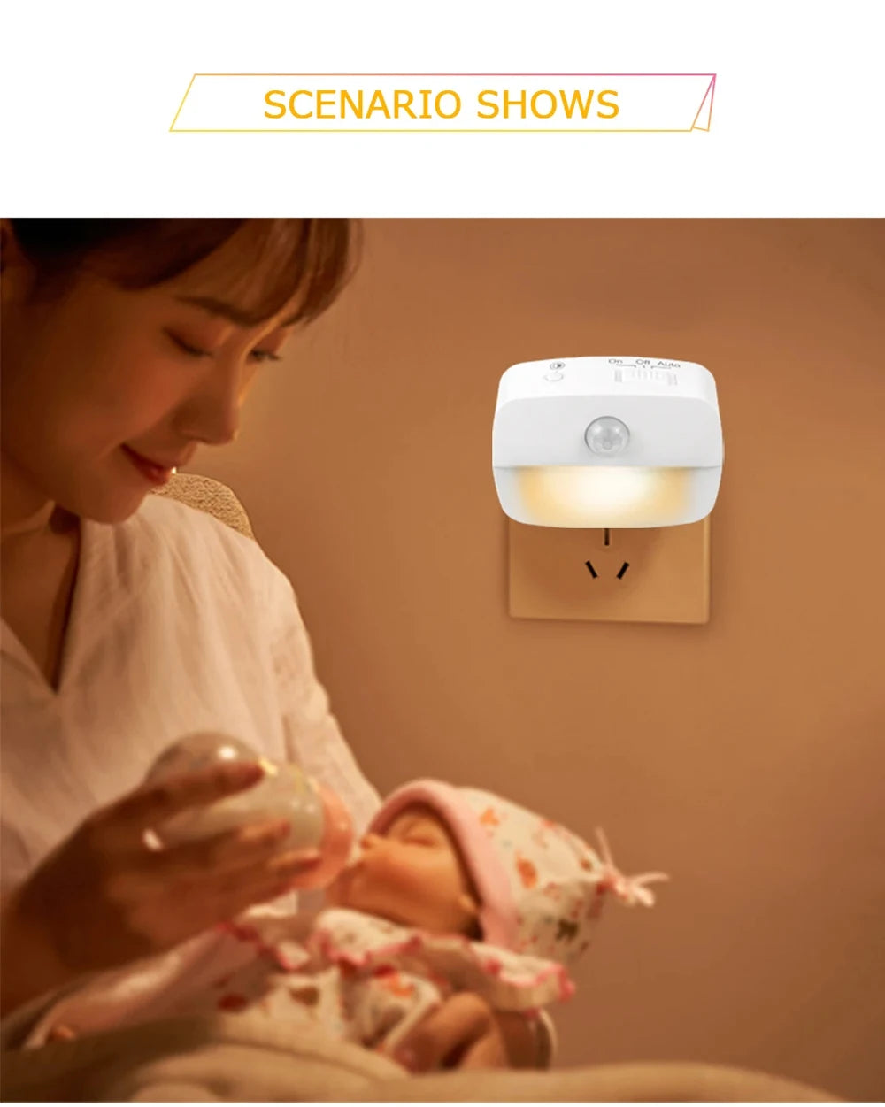 LED Motion Sensor Night Light