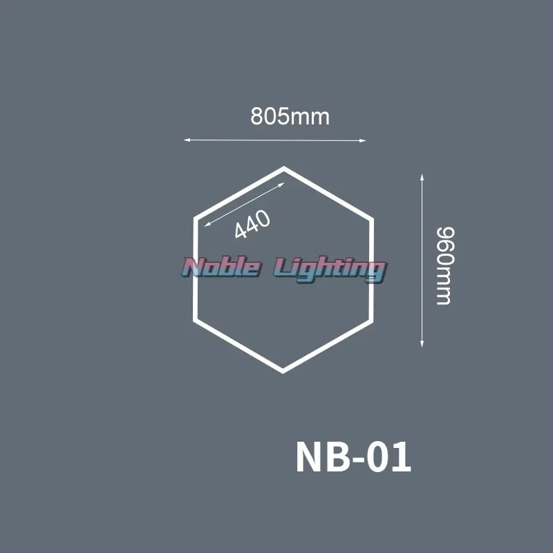 Hexagon LED Garage Light