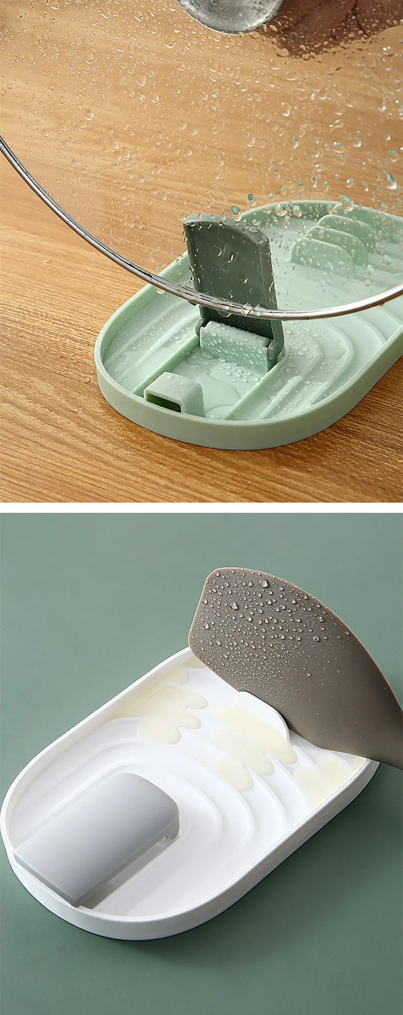 Plastic Spoon Holder – Heat-Resistant Kitchen Utensil Organizer