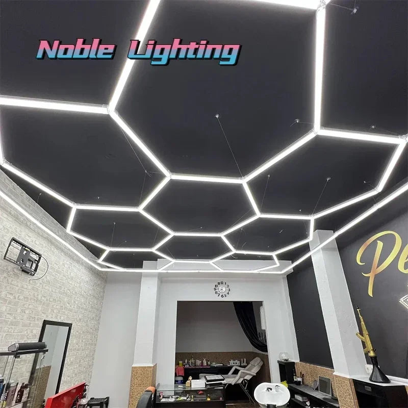 Hexagon LED Garage Light