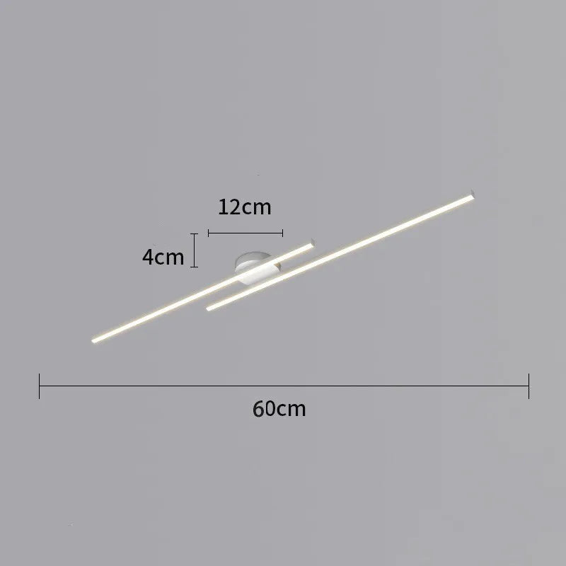 Long Aluminium LED Ceiling Light