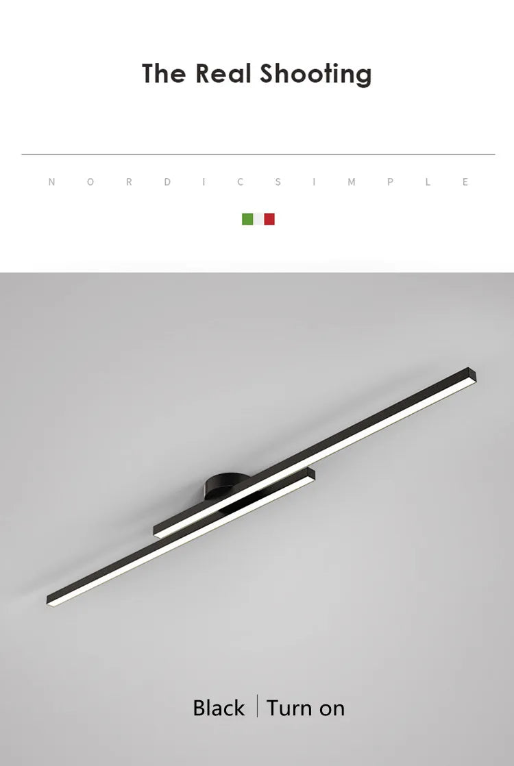 Long Aluminium LED Ceiling Light
