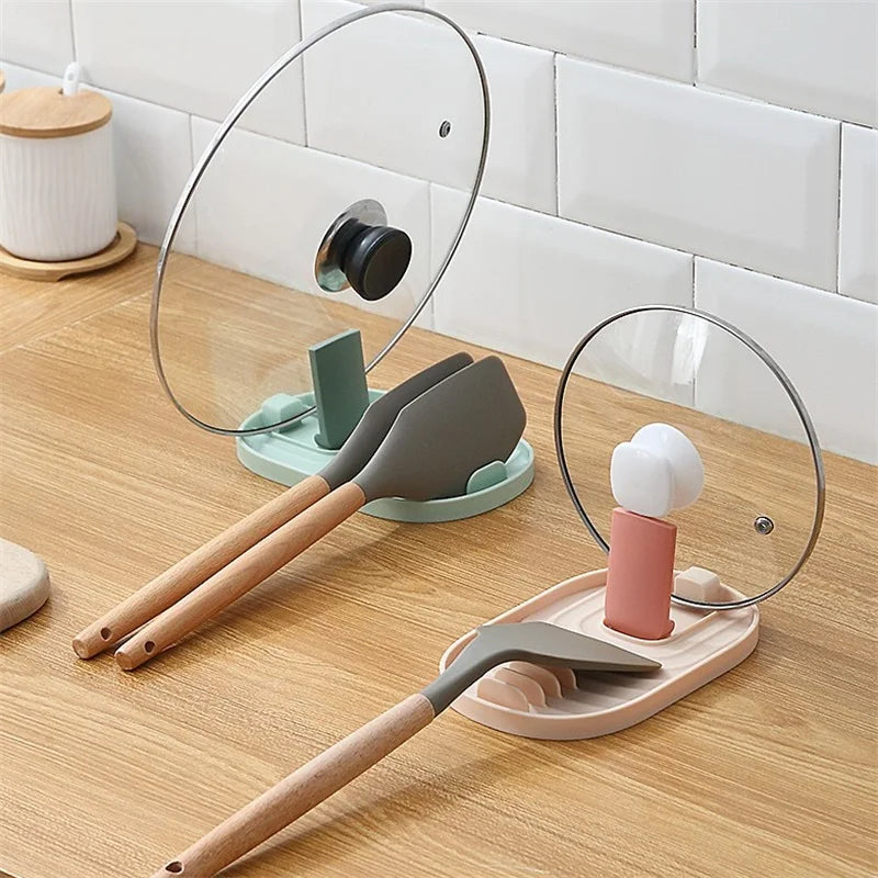 Plastic Spoon Holder – Heat-Resistant Kitchen Utensil Organizer