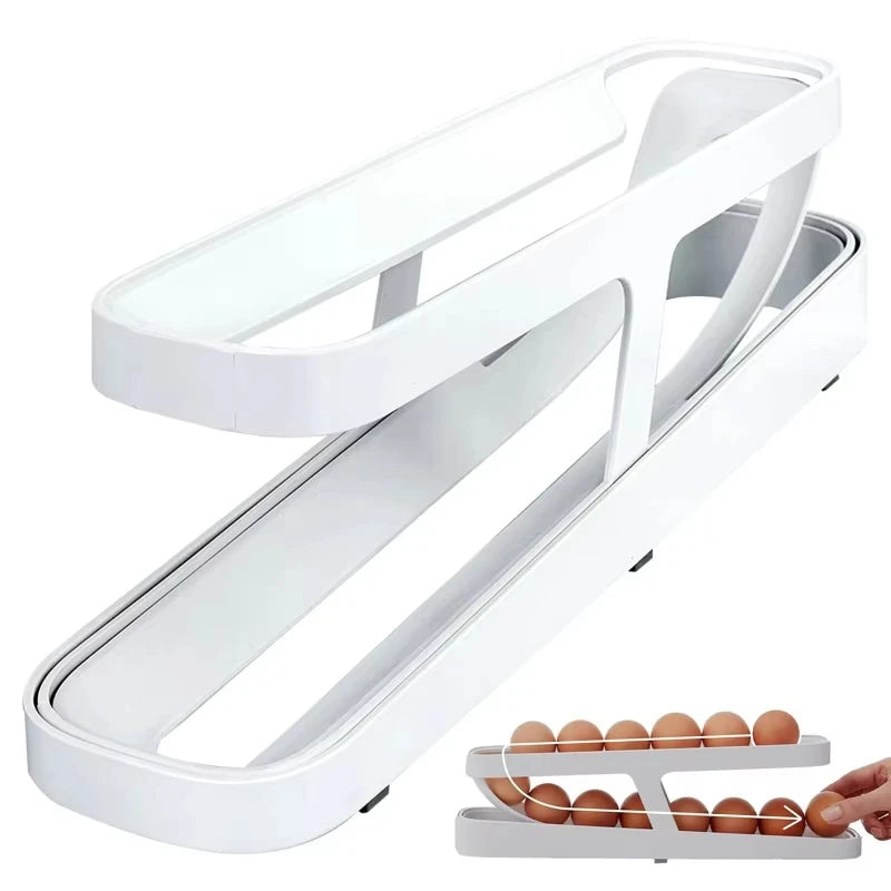 Bilayer Rolling Egg Rack