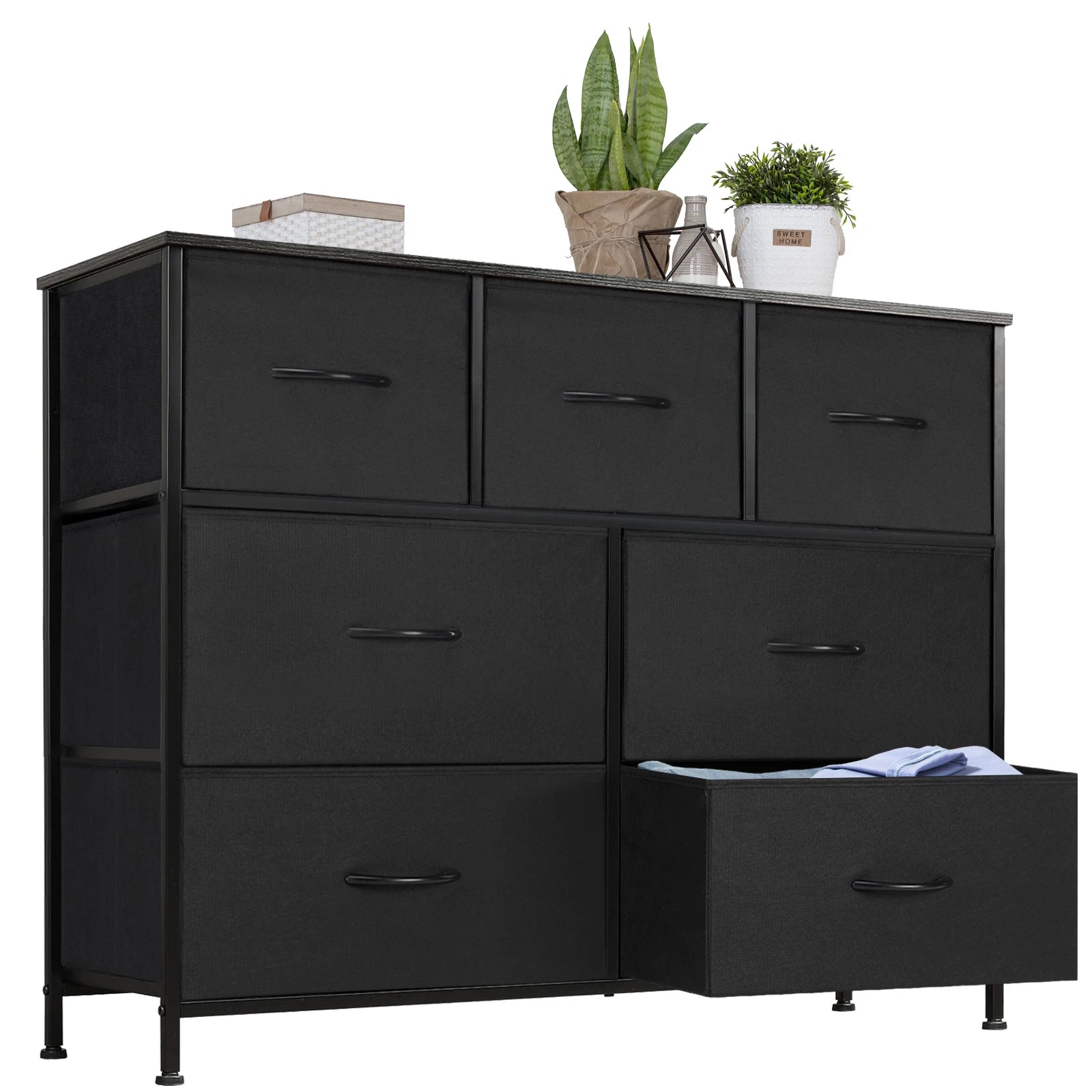 JHK 7-Drawer Fabric Bedroom Organizer