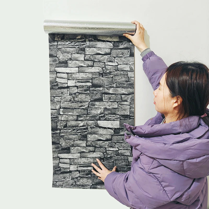 3D Wall Sticker Wallpaper – Self-Adhesive Waterproof Wall Panel