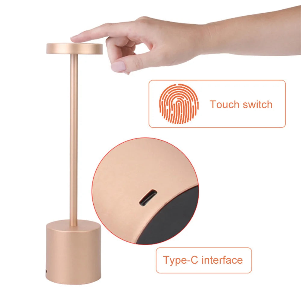 Classic USB Rechargeable Table Lamp