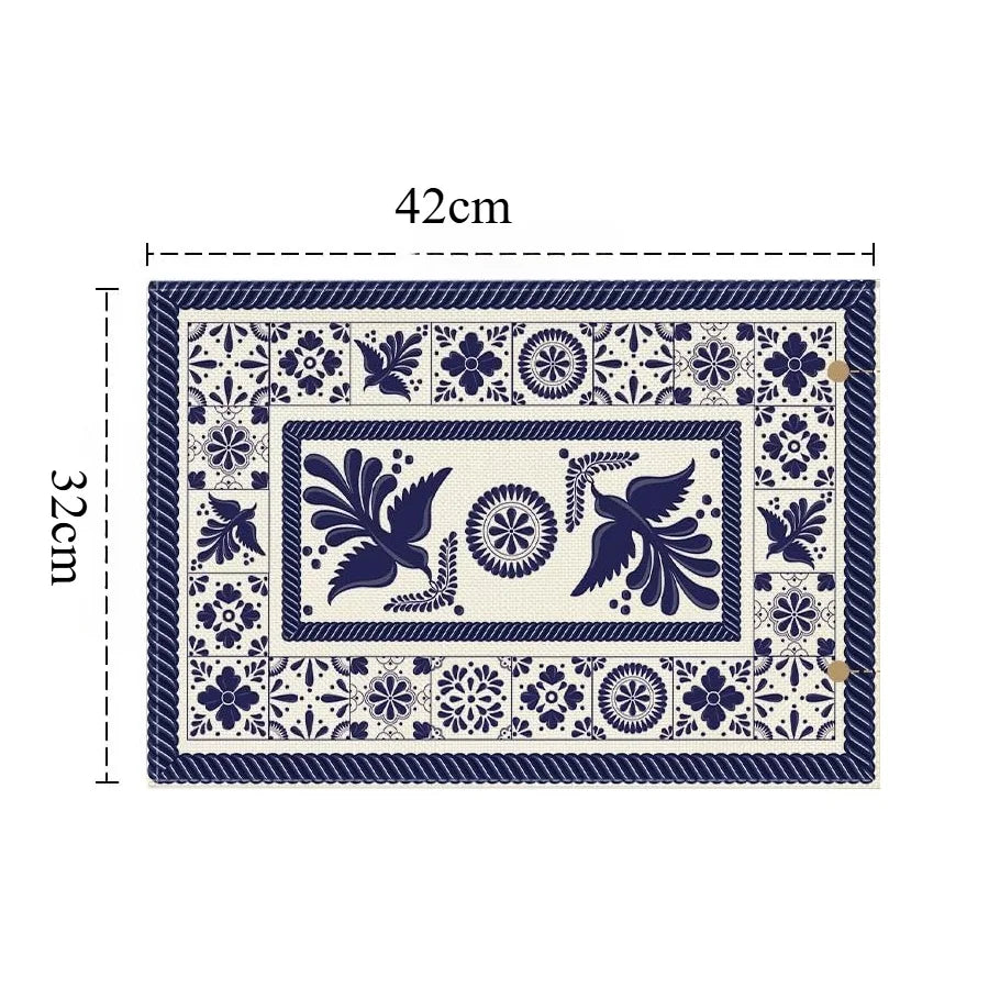 Mexican Talavera Tile Placemats