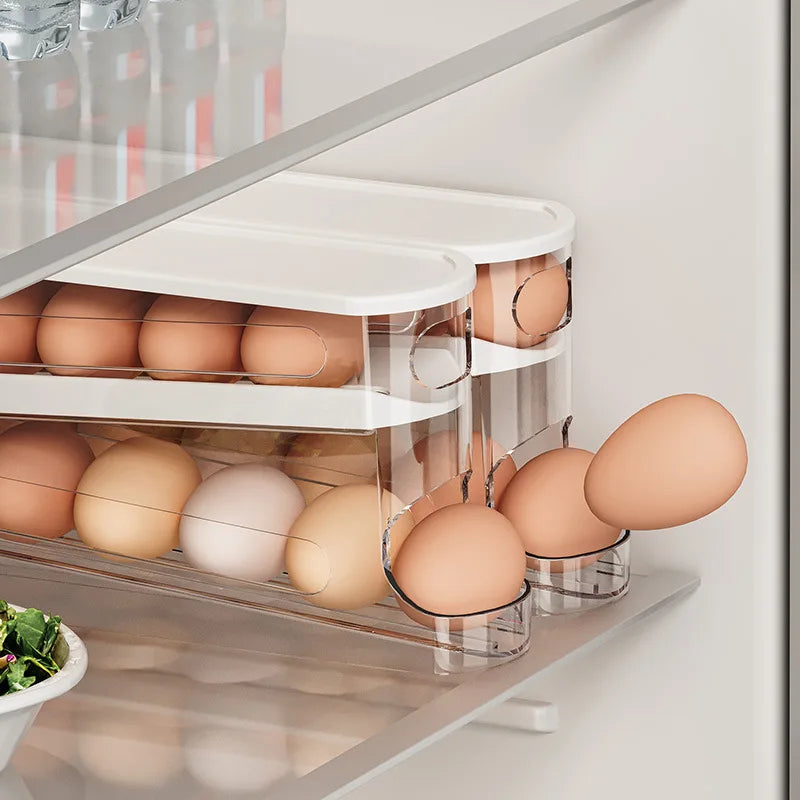Bilayer Rolling Egg Rack