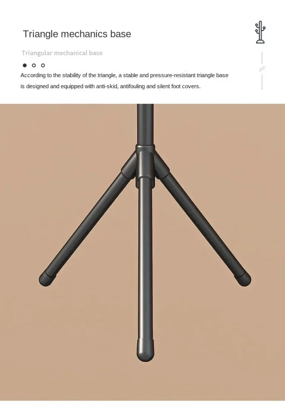 Vertical Tree-Branch Clothes & Hats Rack