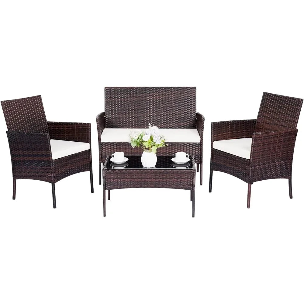 4-Piece Outdoor Patio Furniture Set