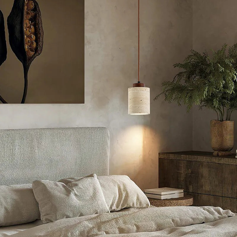 Japanese Wabi-Sabi Bedside Lamp