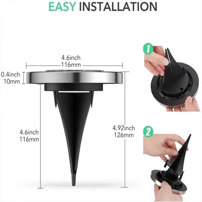 8/20 LED Solar Disk Lights