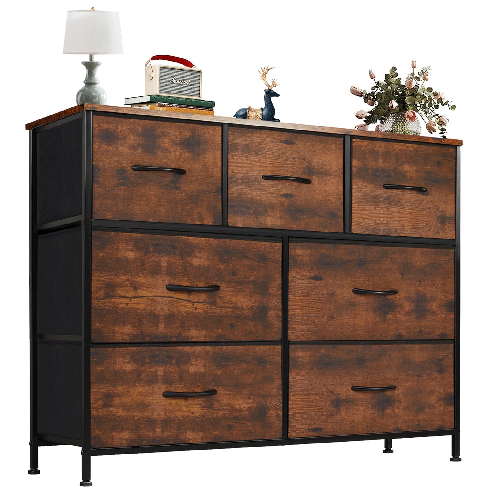 JHK 7-Drawer Fabric Bedroom Organizer