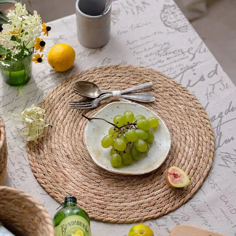 Handwoven Rattan Pot Mats