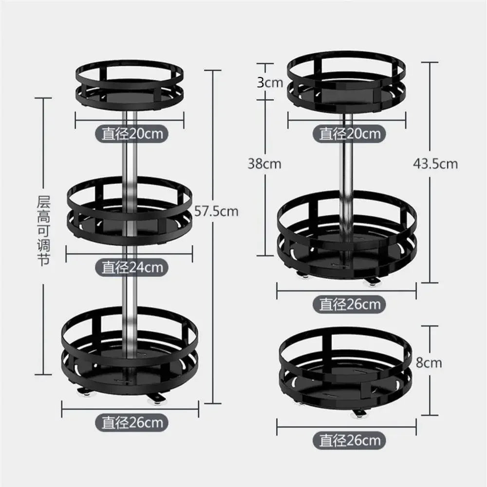 360° Rotating Spice Rack