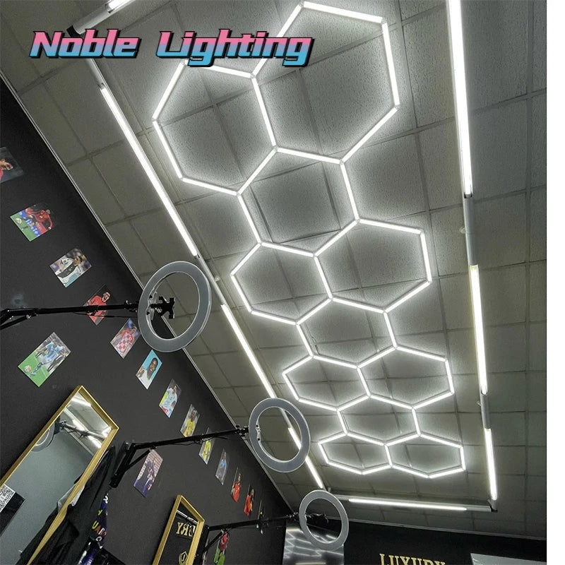 Hexagon LED Garage Light