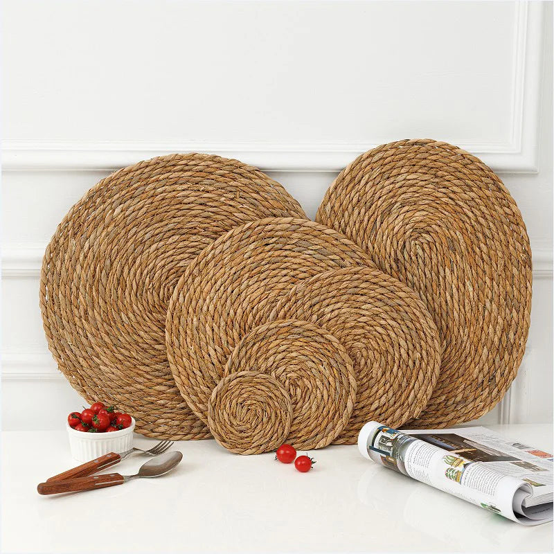 Handwoven Rattan Pot Mats