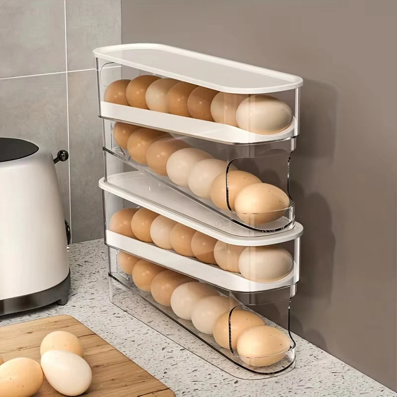 Bilayer Rolling Egg Rack