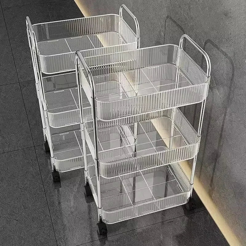 3/4 Layer Rolling Storage Trolley
