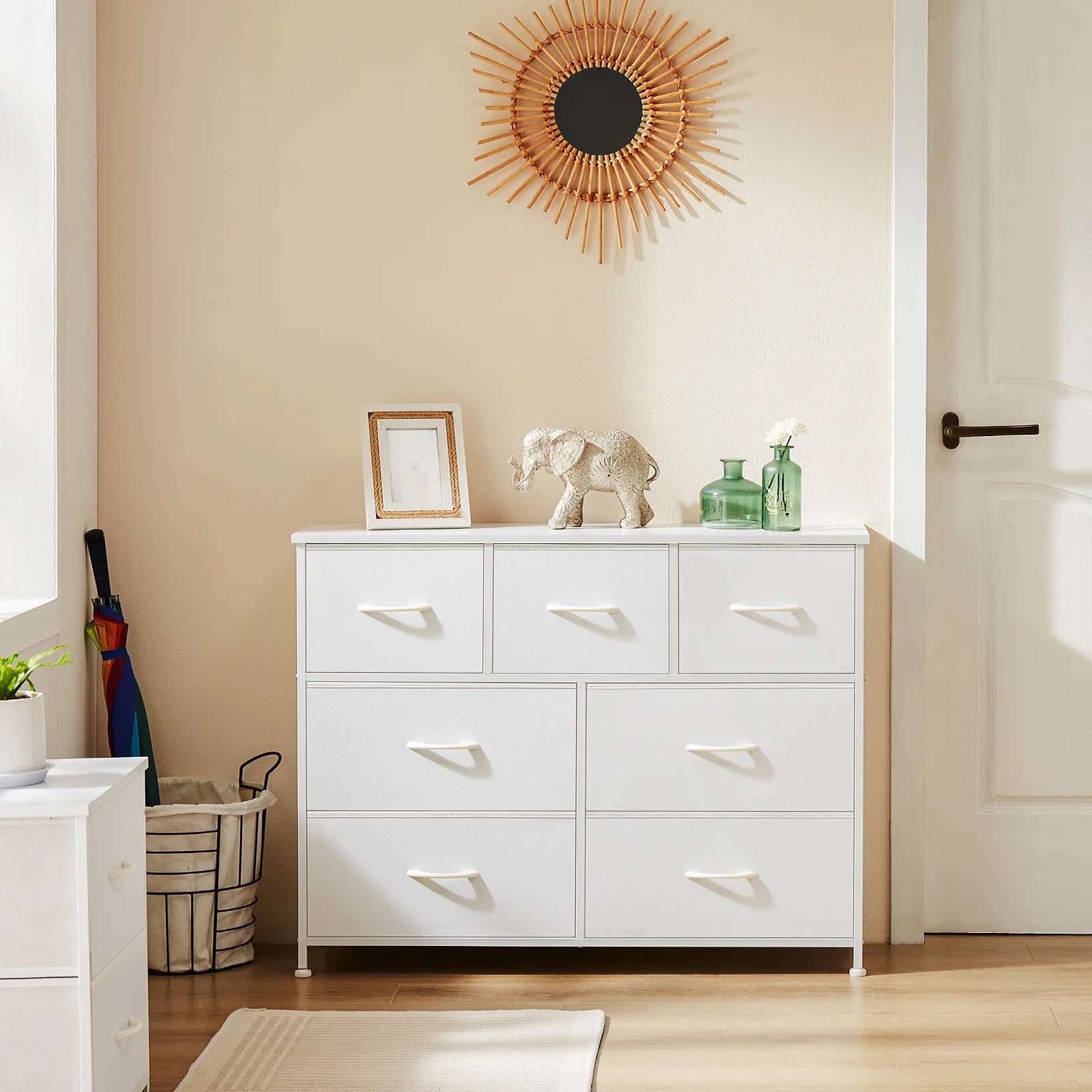 JHK 7-Drawer Fabric Bedroom Organizer