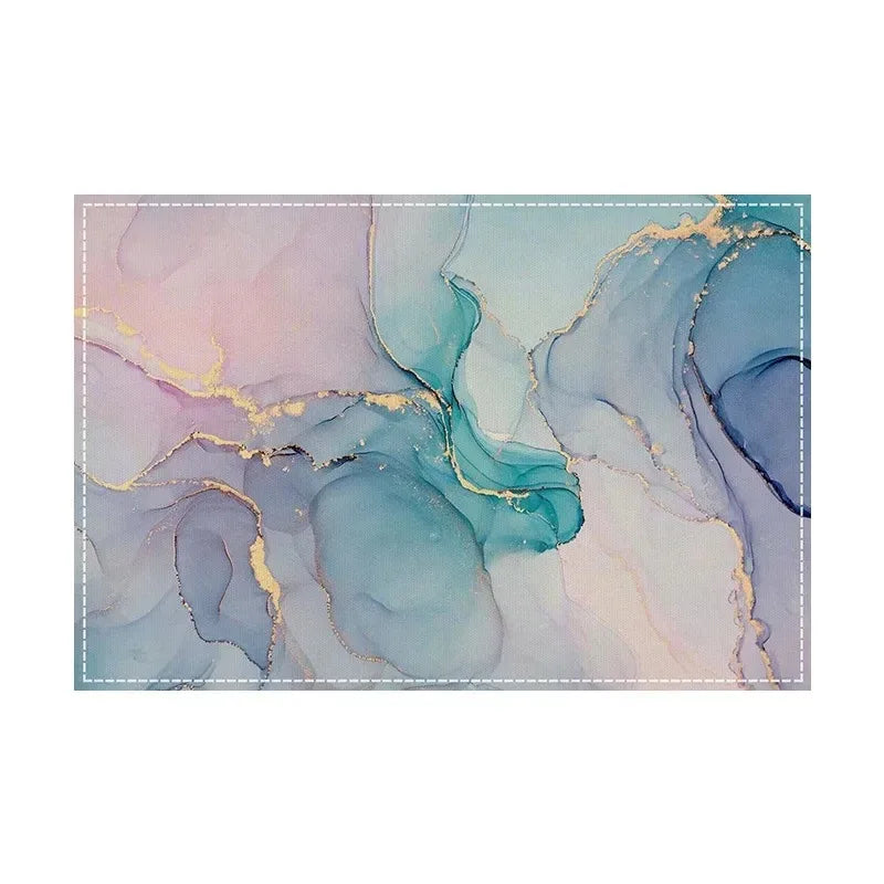 Marble Pattern Linen Placemats