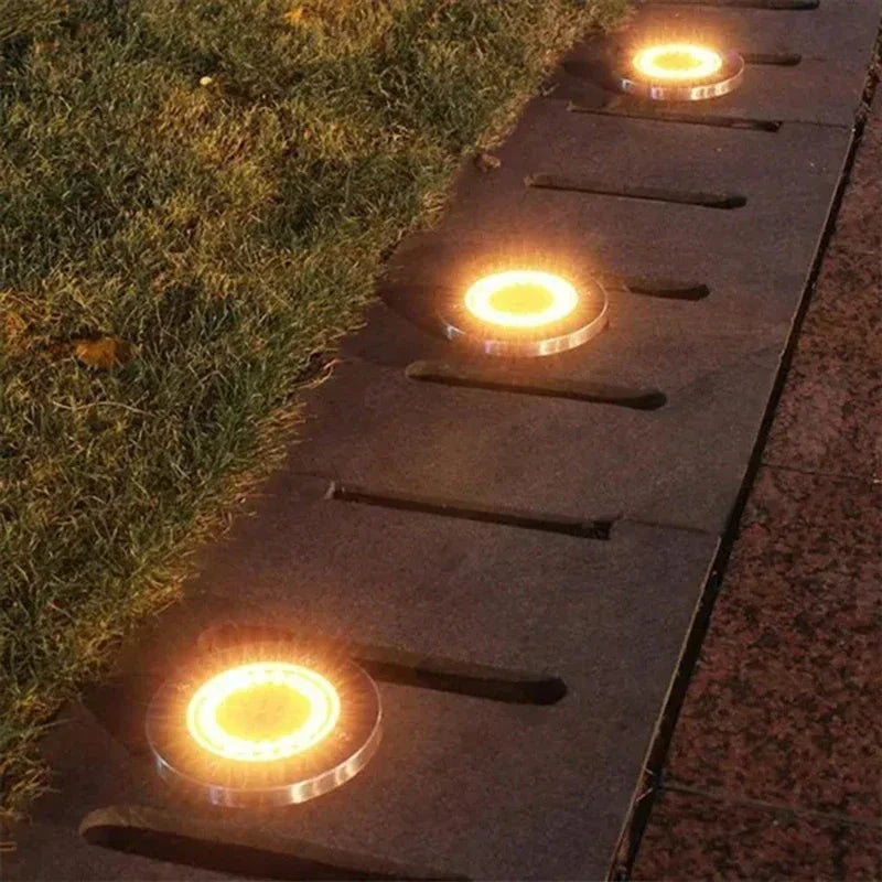 8/20 LED Solar Disk Lights