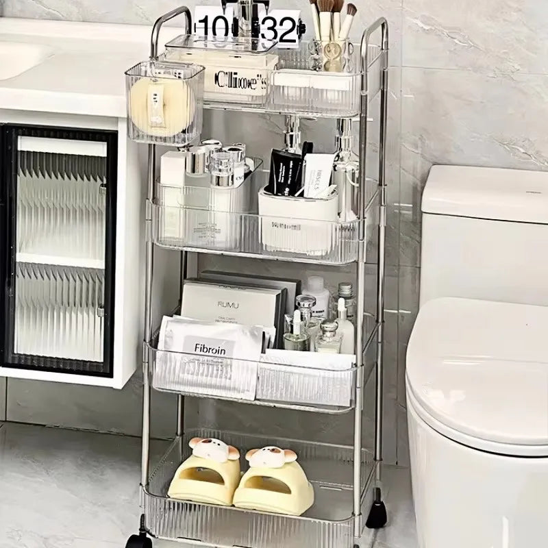 3/4 Layer Rolling Storage Trolley