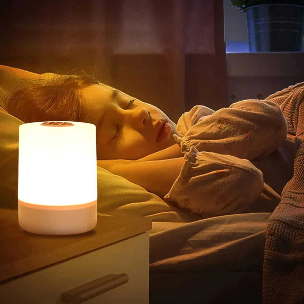 Touch Night Lamp – 3-Mode Dimmable USB Charging Bedside Lamp