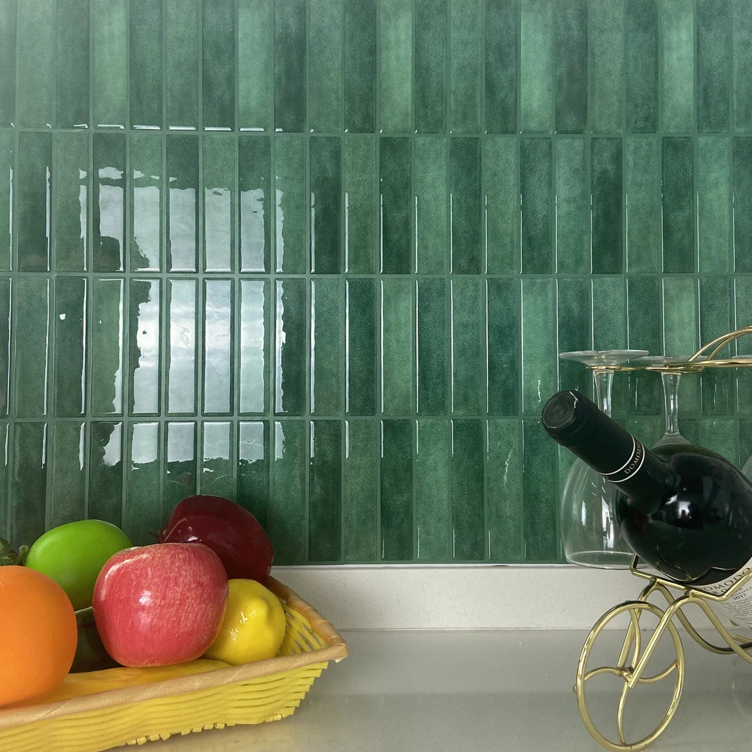 10 PCS Waterproof & Anti-Oil Peel-and-Stick Wall Tiles