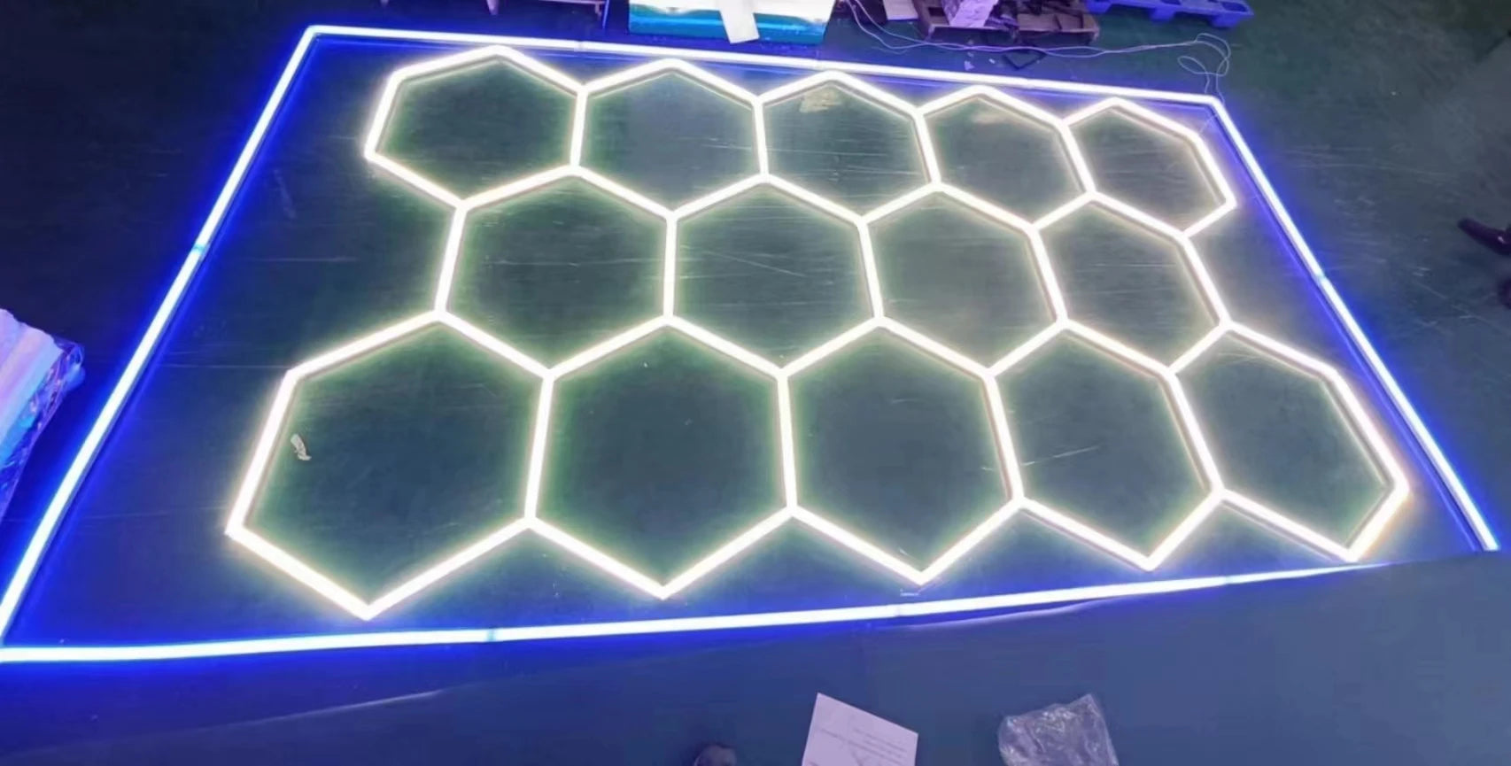 Hexagon LED Garage Light