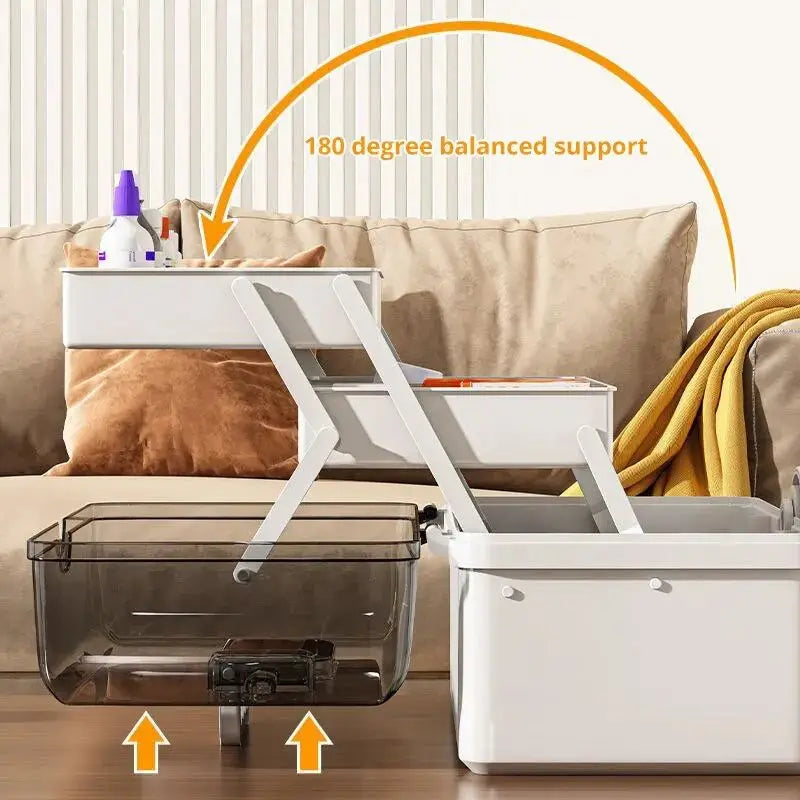 White Multi-Layer Medicine Box