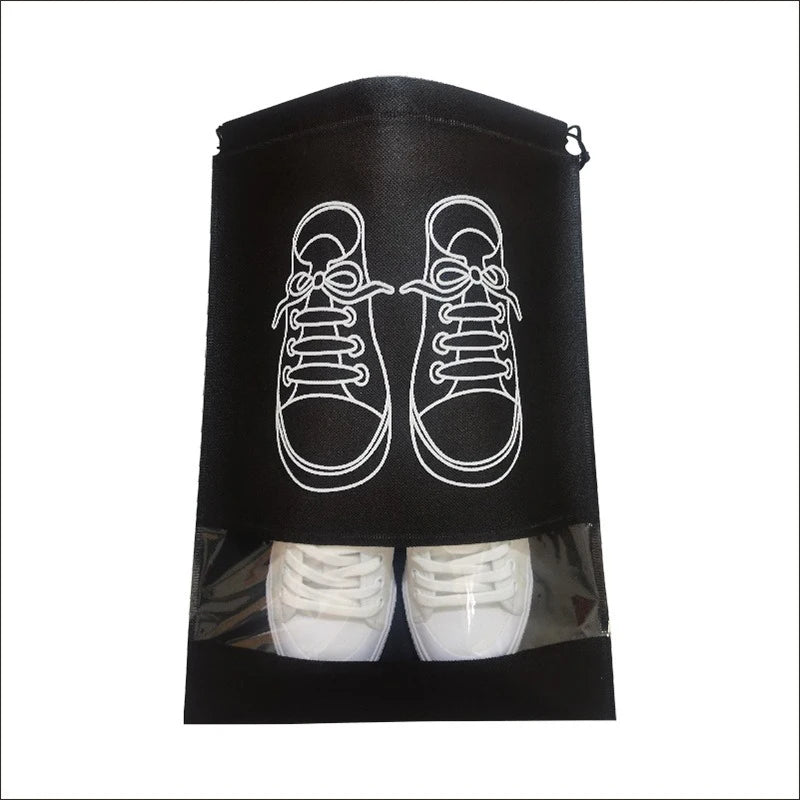 Shoes Storage Bags – Waterproof Non-Woven Closet & Travel Organizer