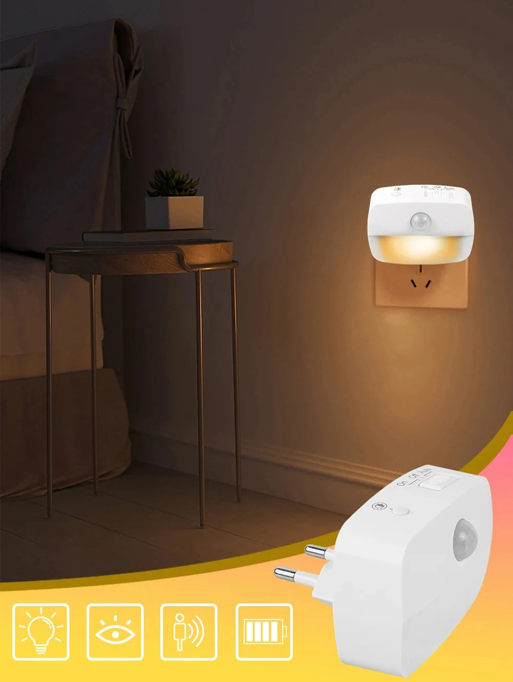 LED Motion Sensor Night Light