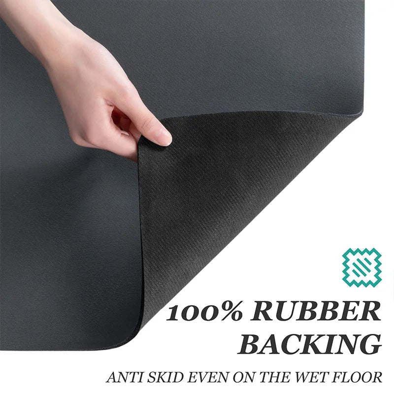 Large Super Absorbent Kitchen Mat – Quick Dry Dish & Faucet Draining Pad