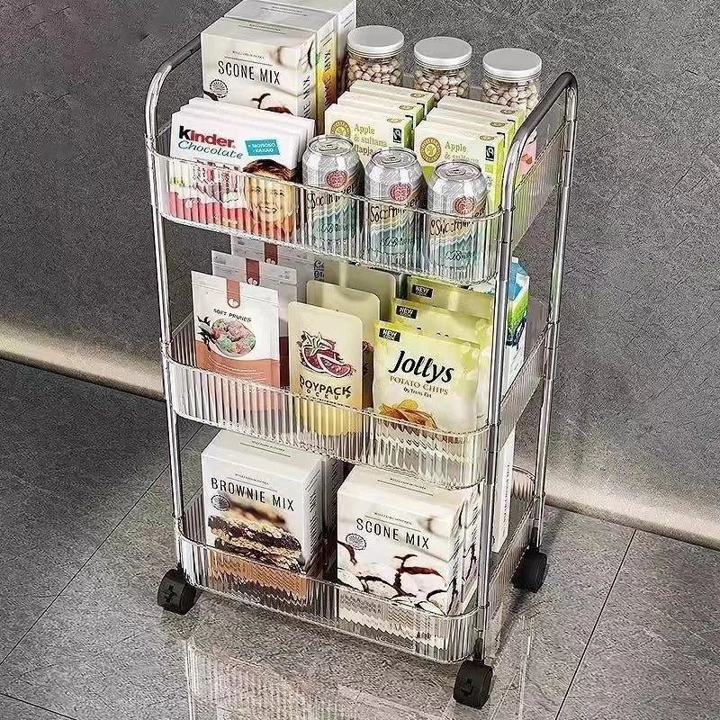 3/4 Layer Rolling Storage Trolley