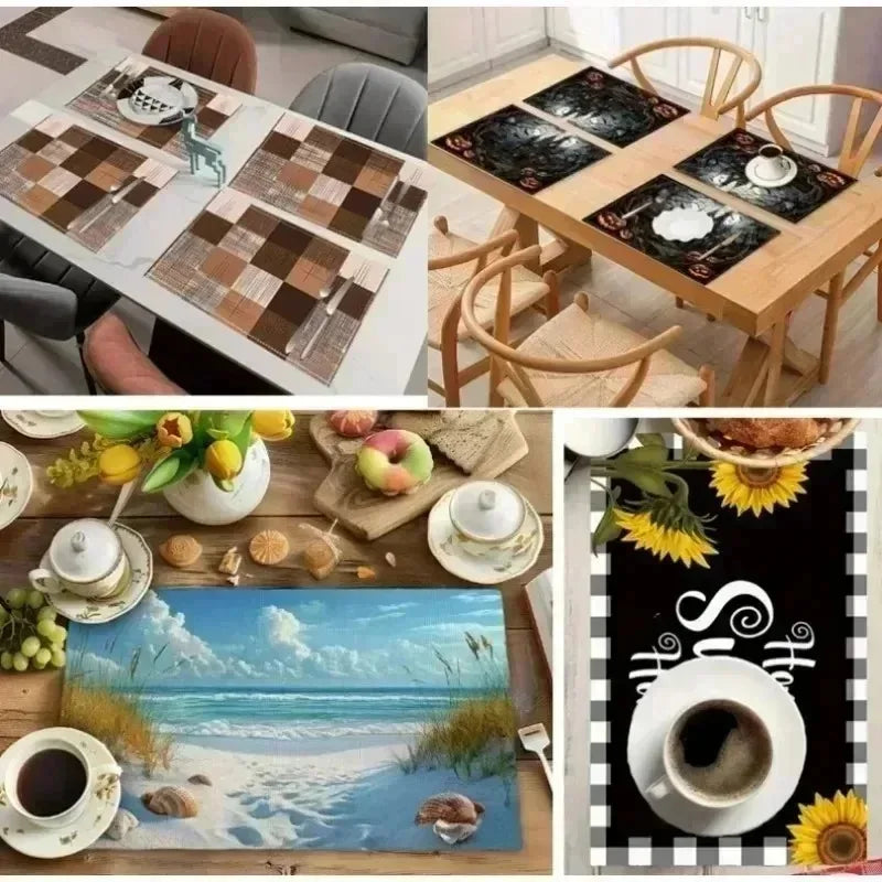 Sardine Art Placemats – Japanese Newspaper Table Mats