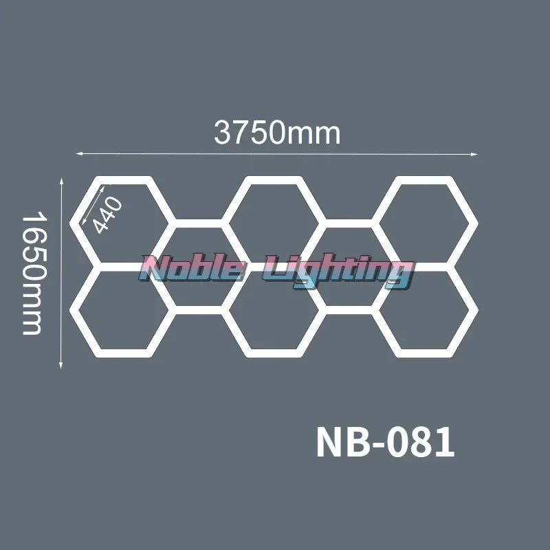 Hexagon LED Garage Light